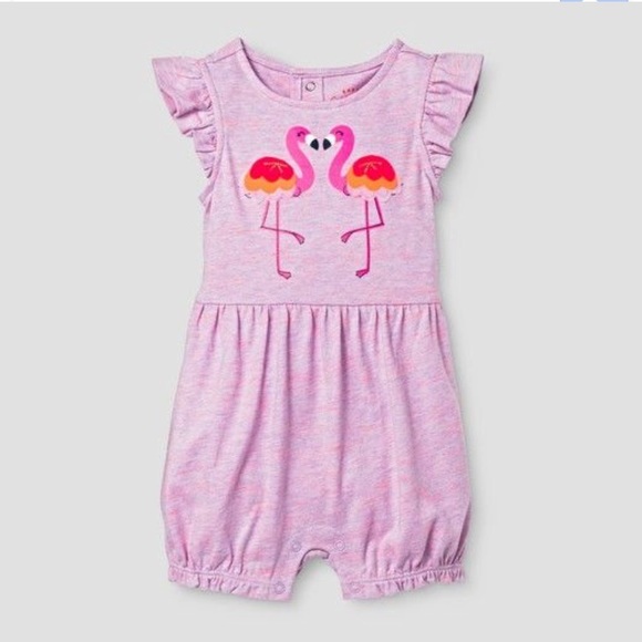 Cat & Jack Other - Baby Girl flamingo romper